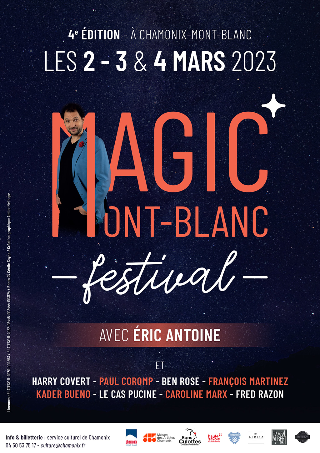 Affiche A4 Magic MtBlanc Festival 2023