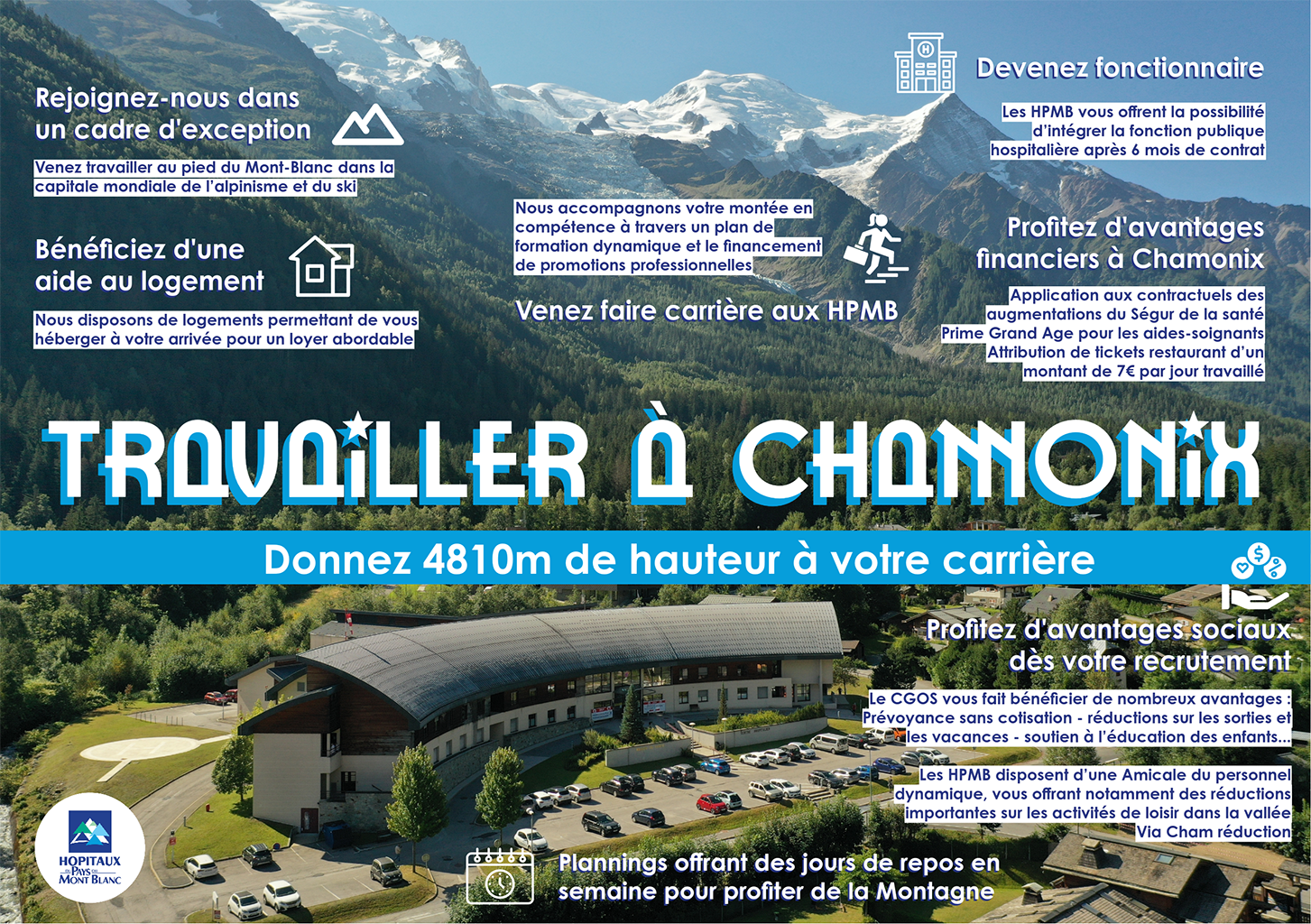 L’ hôpital de Chamonix-Mont-Blanc recrute !